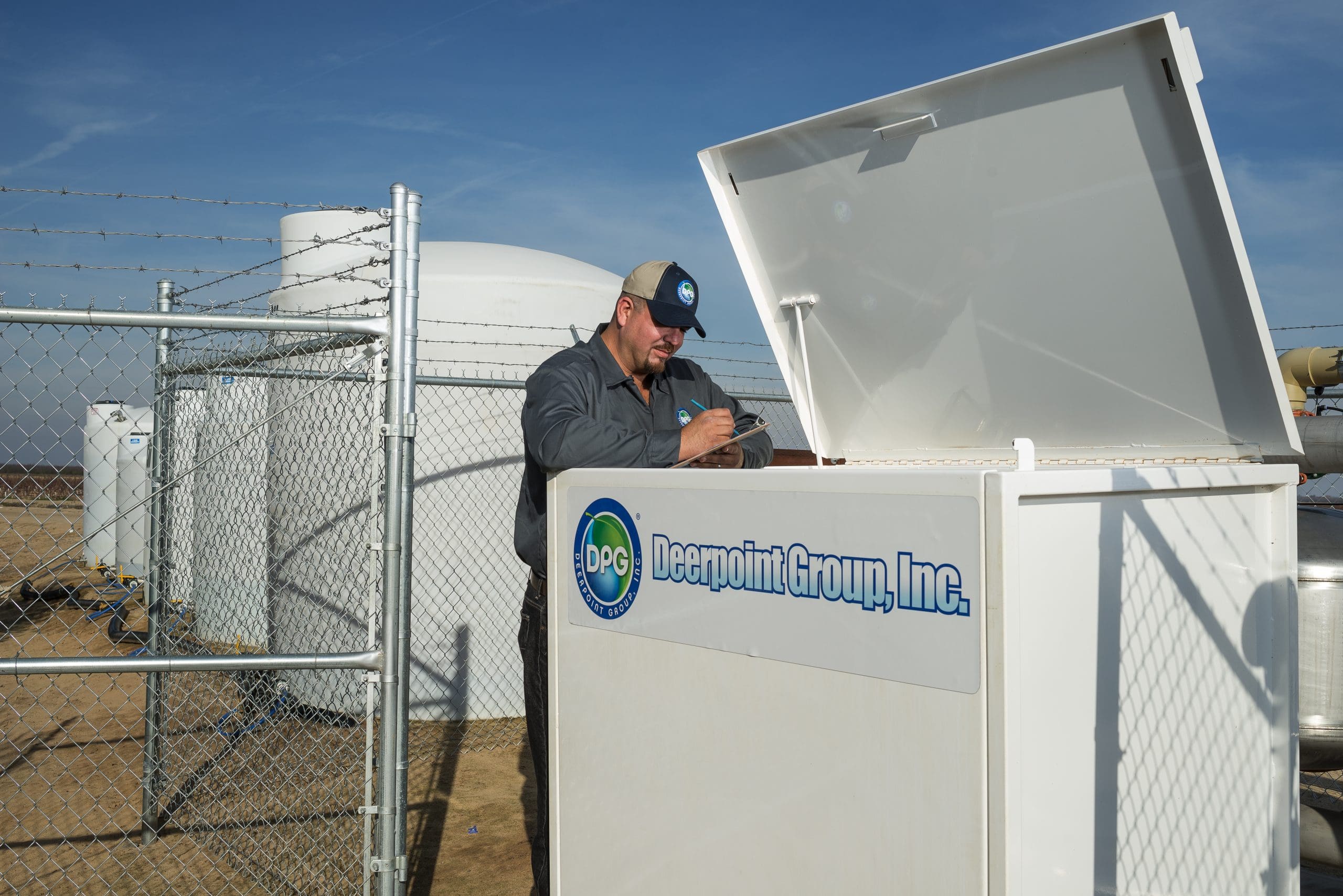 Deerpoint technician at the White Box